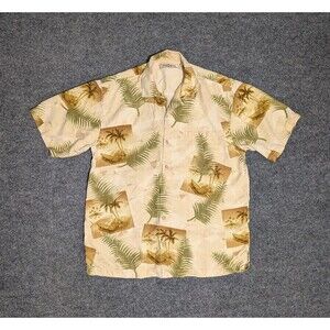Tommy Bahama Hawaiian Shirt Mens Small Silk Floral